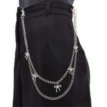 Metal Bowknot Waist Chain for Women