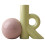 Modern Ceramic OK Letter Vase, Creative Dopamine Ceramic Flower Vases 1