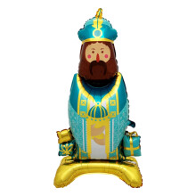 Christmas Balloon Decor Three Wise Men Green