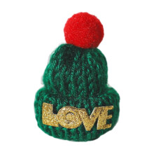 Cappelli di Babbo Natale per lavori creativi, sciarpe natalizie, decorazioni per le feste, ornamenti per interni, decorazioni fai da te per feste di