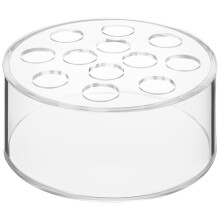 Home Decor Clear Acrylic Flower Vase Decorative Modern Vase for Dining Table (12 holes 1pc)
