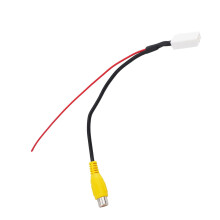 4 Pin Car Male Connector Radio Back Up Reverse- Camera RCA- Input Plug Adapter And Play- Reversing- Cable For Toyota