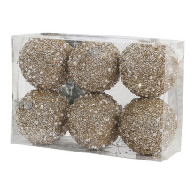 Christmas Ball Ornaments Shatterproof Glitter Pearl Sequin