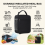 (Black) Sac à Déjeuner Isolé, Grande Capacité 3