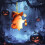 Halloween-Kürbis-Plüschauto-Hängedekoration 1