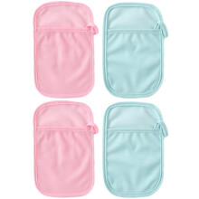 Baby Bath Mitt 4Pcs Baby Bath Mitt Infant Shower Washcloth Body Scrubbing Gloves Baby Supplies