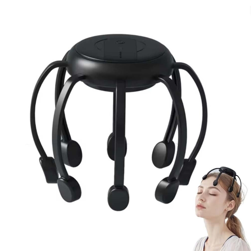 WZXPWT Octopus Head Massager, 5 Modes Scalp Massager with 360 Degree Design, Lightweight Stress Relief Head Massager, Portable Hair Stimulation Tool