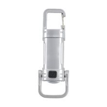Mini lanternă tip breloc, 500 lm, rezistentă la apă, 3 în 1 (baterie externă + lanternă), reîncărcabilă prin USB, compatibilă cu