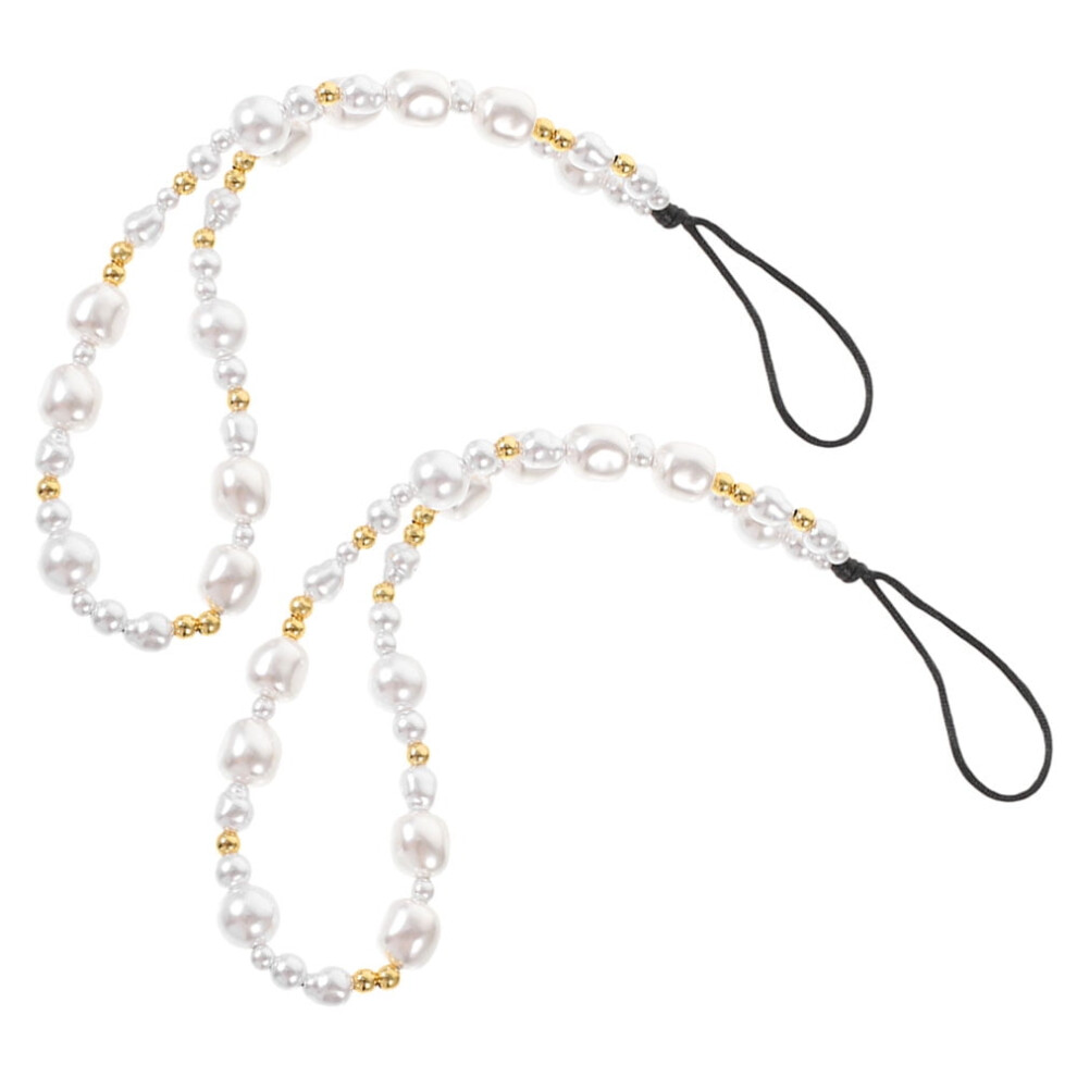 2 Pcs Mobile Phone Chain Cell Phone Lanyard Phone Charm Kawaii Phone Wrist Strap Keychain Lanyard 9130661091084