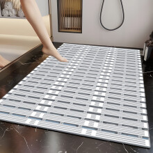 Tapis de bain antidérapant avec ventouses murales, ABS, facile à nettoyer, forte absorption d'eau, tapis de bain sûr – Compatible avec les