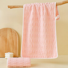 Ultra-Soft Fleece Towel for Hair & Body, 29.52x13.77in, Quick-Dry, Highly Absorbent – Pink Polyester