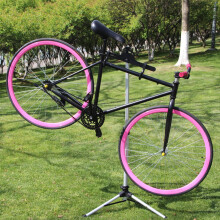 Bikes Holder Stand 1Set Heavy Duty Steel Rubber Coating for Home Use