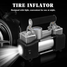 FOXNOVO Portable Car Air Compressor 12V