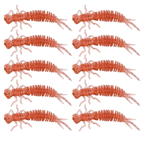 Ruimatai Lifelike Larvae Soft Bait Worms – Ψεύτικα Δολώματα Ψαρέματος Εντόμων, Συμβατά με Όλα τα