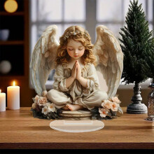 Décorations de table de Noël, présentoirs en acrylique pour Noël, la Saint-Valentin, la fête des mères, la fête des pères et Pâques