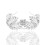 (Silver) Shiny Leaf Wedding Tiara Headband for Girls 3