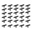 30-Pack Black Drawer Pulls & Cabinet Knobs, 2in, Compatible with Standard Cabinets & Dressers 5