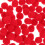 Bolinhas de feltro, pompons pequenos, poliéster vermelho, 100 unidades, 0,27 x 0,27 x 0,27 polegadas 7
