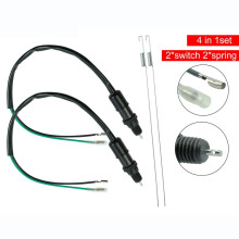 2x Achterremlichtschakelaar Kabeldraad Veerset voor Crossmotor ATV Motorfiets