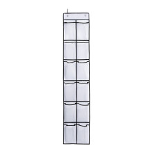 Over-the-Door Hanging Shoe Rack Organizer with Nonslip Holders – Compatible with Standard Doors