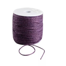 Rópa corda cnáibe corcra 2mm 109 slat in aghaidh an rolla