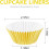 - Μίνι Cupcake, 100 τεμάχια χρυσά φύλλα αλουμινίου για μάφιν, περιτυλίγματα για cupcakes, 5