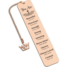 First Communion & Confirmation Gifts for Girls, Baptism & Religious Gifts for Women, Faith-Based Bookmarks – Compatible with Christian Celebrations