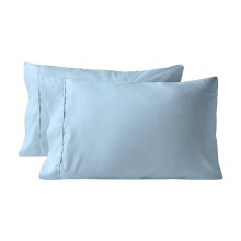 Lot de 2 taies d'oreiller en microfibre – Standard/Queen (51 x 76 cm), rafraîchissantes, ultra douces, fermeture portefeuille, faciles d'entretien