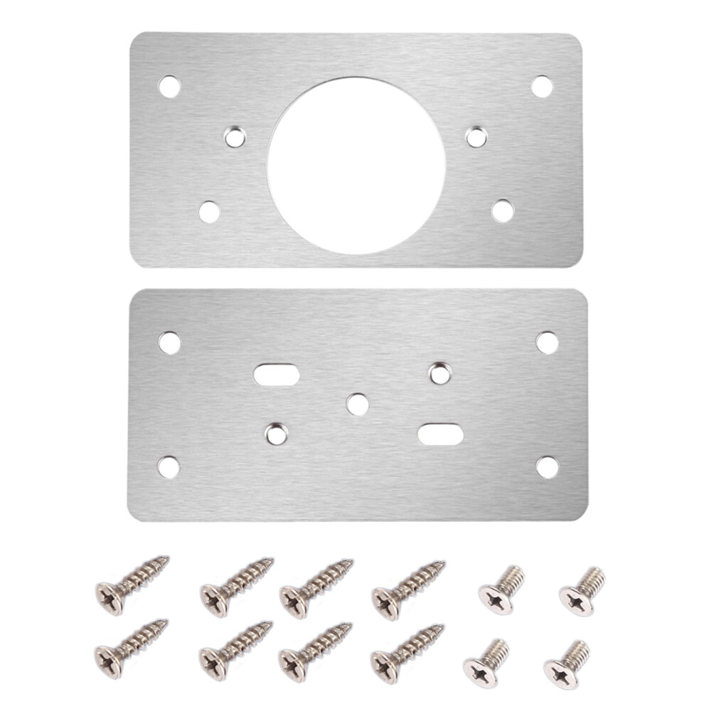 Fixing Plate For Cabinet, Thickened Fixing Plates Hinge Repair Plate, Brackets Kit Rust Resistant Replacement Kit With Screws For Hinges, Door 9165521844265