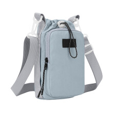 Crossbody Water Bottle Holder Sling Bag with Adjustable Wide Strap, Insulated Pocket – Portable Shoulder Pack for Hiking, Walking, Outdoor