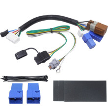 Kit de arnés de cableado plano de 4 vías para remolque compatible con Nissan Pathfinder QX60
