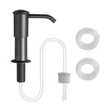 Keukenwastafel saponine dispenser met pompkop, roestbestendig.