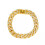 Bracciale a maglie cubane in argento 925 con strass 1