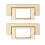 Poignée de tiroir invisible antirouille (lot de 2) 1