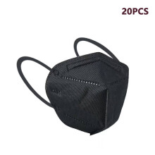 20Pcs N95 Masks for Adults, KN95-Level Protection, 3D Ergonomic Design, Breathable & Portable, Black