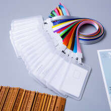 16 Pcs ID Badge Holder Hanging Card Name Tag Holders Student