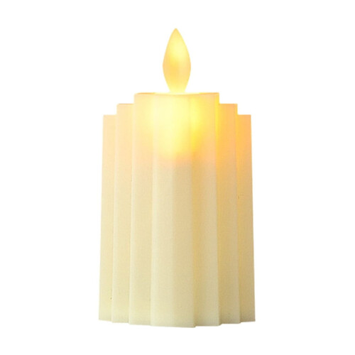 LED Electronic Candle Warm Light Christmas Decor 6 pcs 9 cm 1