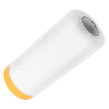 1 Roll Winter Window Covering Solution with Clear PE Shrink Film and Positioning Stickers for Home Insulation and Weatherproofing