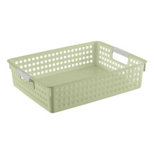 Plastic Storage Basket Organizer – Waterproof, Multi-Purpose Bin for Bathroom, Laundry, Toys & Home Clutter Control