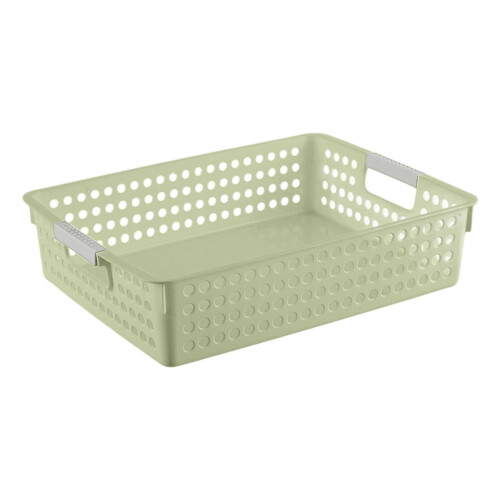 Plastic Storage Basket Organizer – Waterproof, Multi-Purpose Bin for Bathroom, Laundry, Toys & Home Clutter Control