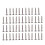 Steel Nickel Guitar Bridge Screws 50 pcs 4