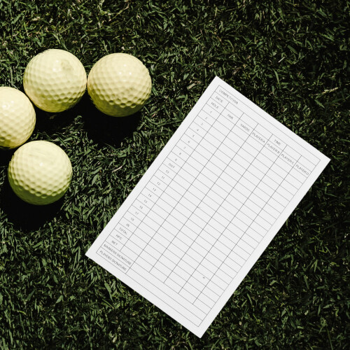 Golf Score Sheets Coated Paper 30 Pieces 2