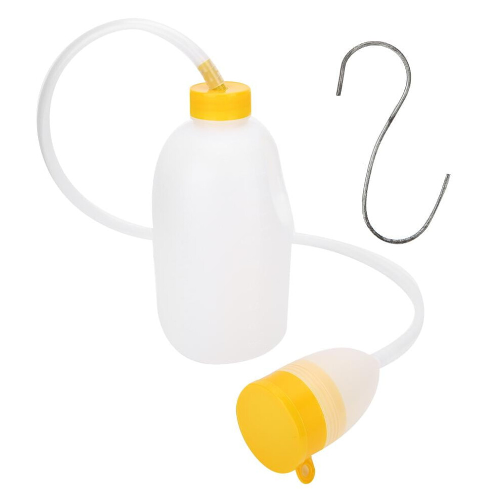 PVC 1700ml Portable Home Hospital Male Pee Bottle Urine Collector Storage with Pipe for Bedridden Patients, Urine Collector