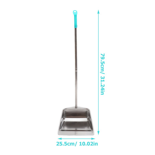 Trash Collector Pan Garbage Can Cleaning Tools Shovel Removable Handle Child 2