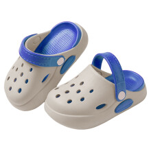 Little Big Kids Clogs for Girls & Boys, Cartoon Garden/Waterproof Sandals, Indoor/Outdoor Slippers, Grey, 4.5–5 Years, Compatible with Little Big