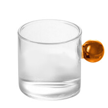 Pichet à lait en verre de 65 ml avec poignée – Mini-verseur à lait transparent pour café, thé, sirop – Compatible avec tous les services de