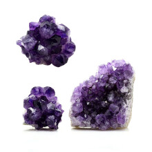 Décoration de chambre, décoration en cristal, améthyste d'Uruguay, pierres de cristal naturelles violettes