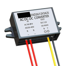 AC-DC stroomomvormer AC12V (10-28V) naar DC12VIP68 Waterdicht