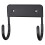 (Black) Wall Mount Ironing Board Hook - Laundry Storage Rack 2
