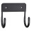 (Black) Wall Mount Ironing Board Hook - Laundry Storage Rack 3